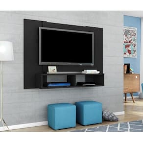 Painel Navi MDF/MDP 120cm TV 47 Nicho Cabos