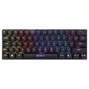 Mini Teclado Gamer Mecanico Outemu Red Preto