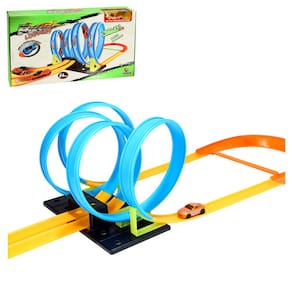 Pista Looping Voltas C/1 Carrinho Infantil 48x24x6,6cm