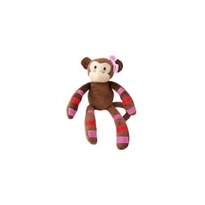 Macaca De Pelúcia Mima Marrom 41 Cm Antialérgica
