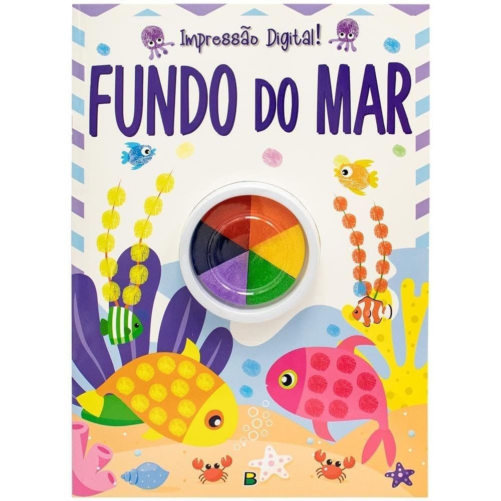 Livro Infantil Impressão Digital Diversos Temas Superdivertido Habilidades Cognitivas - Brasileitura