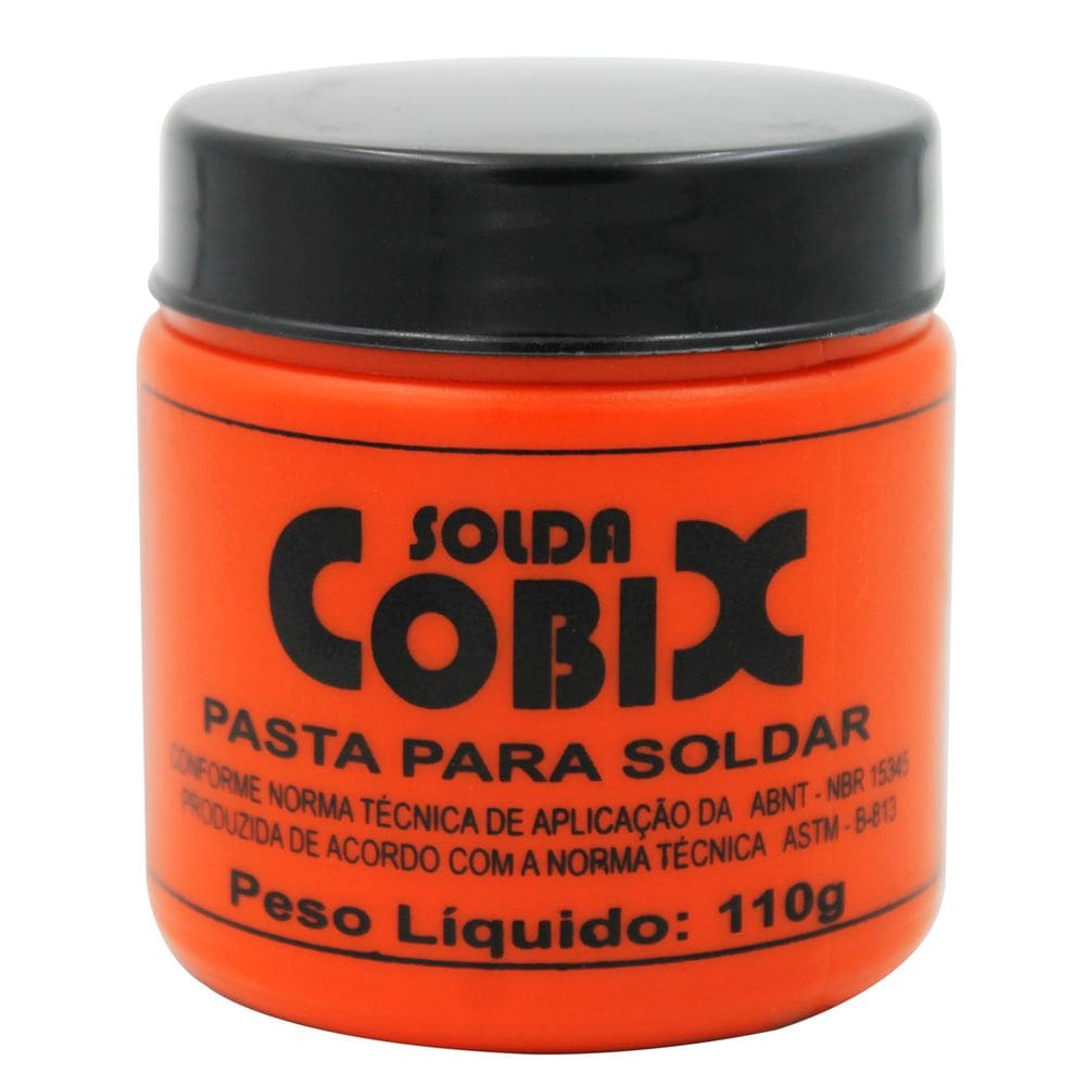 Pasta de Solda Cobix 110g - Metálica - Amarelada
