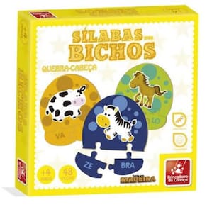 Sílabas Dos Bichos 9862 - Brincadeira De Criança