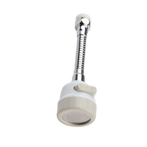 Arejador Torneira Ajustável ABS - Branco/Bege