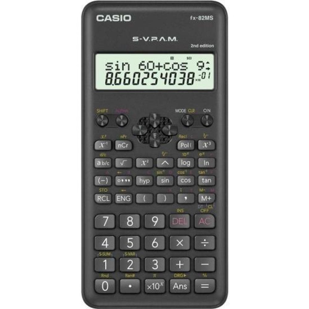 Calculadora Científica Casio Fx-82Ms-2-S4-Dh 240 Funções