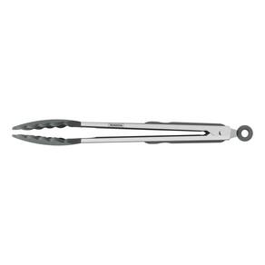 Pegador Multiuso Tramontina Molde Em Silicone Cinza E Aço Inox 29 Cm