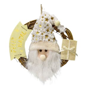 Guirlanda 25Cm Papai Noel Star Gold Magizi