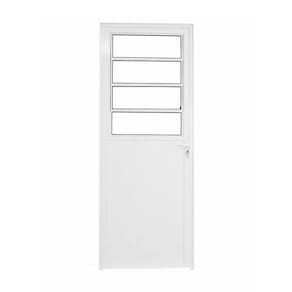 Porta Basculante Lambril Alumínio Branco 2.10 X 90 Lado Direito – Hale