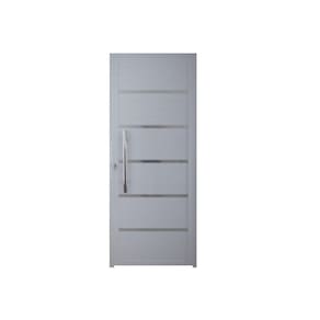 Porta Lambril Solara Com Puxador 70 X 2.10 Branca Lado Esquerdo - Hale