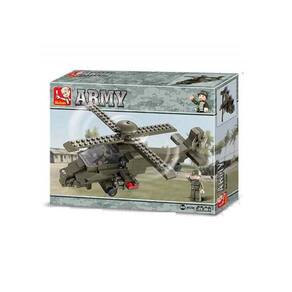 Blocos De Montar Multikids Modelo Helicóptero Militar 199 Pc