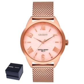 Relógio Orient Analógico Feminino Frss0109 R1Rx Rose Gold