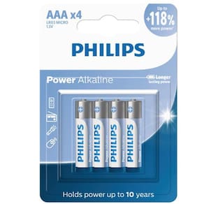 Pilhas AAA Sony 4 Unidades - Novo - Não Recarregável