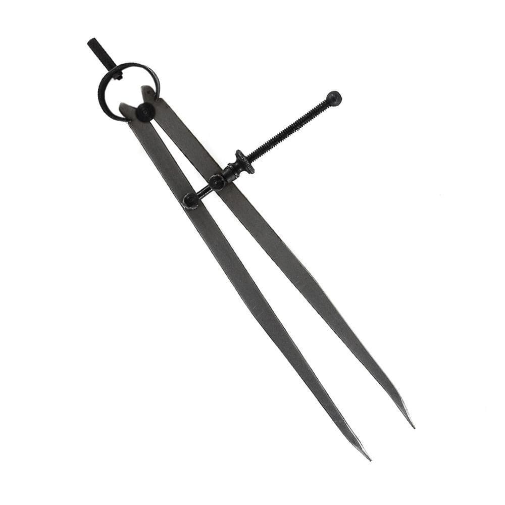 Compasso De Ponta Reta Para Mecânico 8” Em Aço Carbono