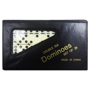 Dominó 9mm Monaliza MZ90424 - Jogo de Mesa Retangular