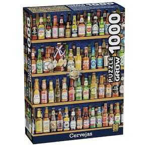 Quebra Cabeça Cervejas 1000 Peças Grow
