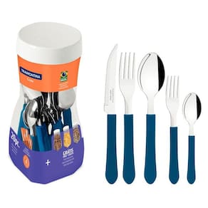Faqueiro Inox 20 Peças Leme Cabo Azul Tramontina