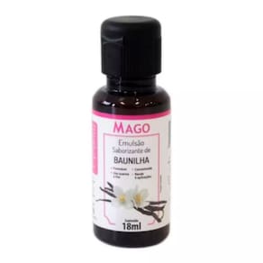 Emulsão Saborizante Essência / Aroma 18ml Baunilha Mago