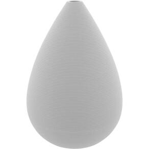 Vaso Decorativo Enfeite Casa Cerâmica 15x14x14cm Branco