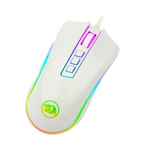 Mouse Gamer Redragon Cobra M711 Rgb 10000 Dpi 7 Botões White