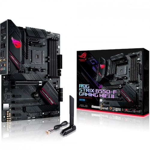 Placa Mãe Asus Rog Strix Para AMD AM4 B550-F Gaming Wifi II 4xDDR4 ATX