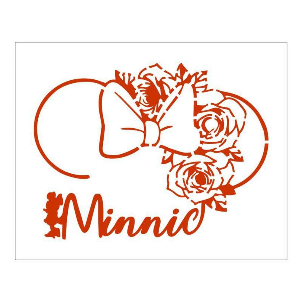 Stencil Tamako Floral - 20X25Cm - Ref B265