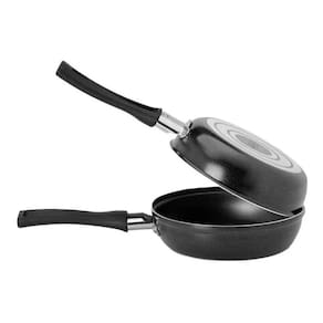 Omeleteira Ebony Antiaderente Preta 18cm Brinox Profissional