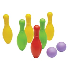 Brinquedo Pedagógico Conjunto De Boliche 8 Peças
