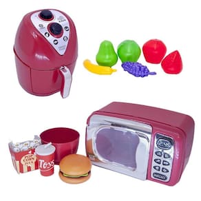 Menino Cozinha Eletro Chefe Comida Air Fryer Frutinhas 12P