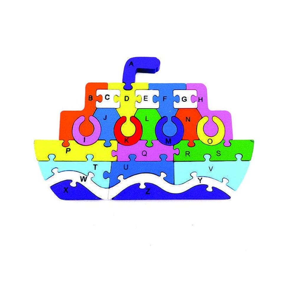 Quebra-Cabeça Mdf Barco 26 Peças - Toy Mix