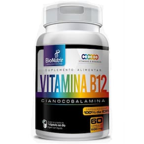 Vitamina B-12 60 Cápsulas - Bionutrir