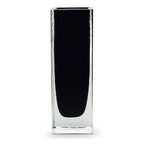 Vaso Decorativo Presidente Cristal Murano Preto