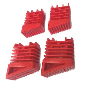 Sapatas PVC p/ Escadas Alumínio 20x38mm e 20x24mm - Jogo 4