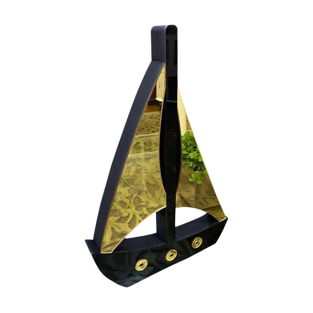 Barco 03 Em Mdf Decoryou - Ref 343 Ouro