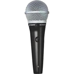 Microfone Com Fio Storm Micn00010 Preto