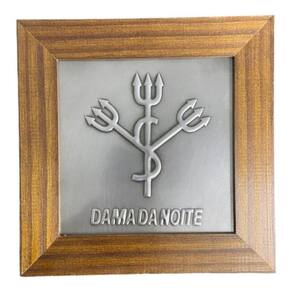 Quadro Dama Da Noite Madeira E Metal - Escolha A Cor