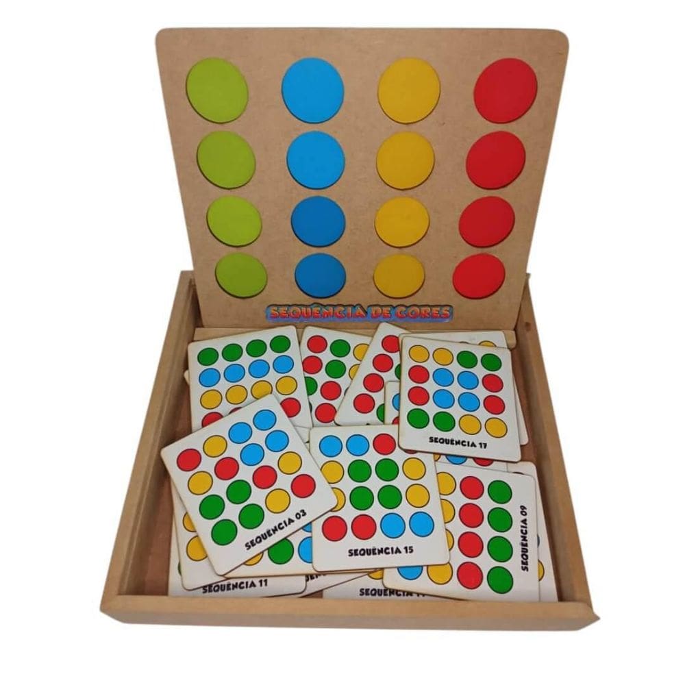Jogo de Cores Premium Maninho - 18 Opções de Sequência - MDF