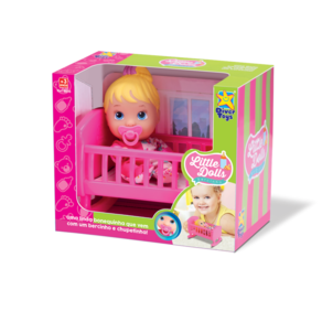 Boneca Baby Bercinho - Litlle Dolls - Divertoys