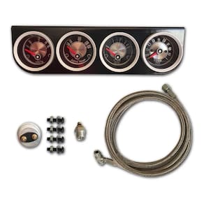 Kit 4 Manômetros Elétrico Para Ford Maverick