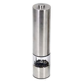 Moedor De Sal E Pimenta Inox Com Botão Elétrico - Wincy