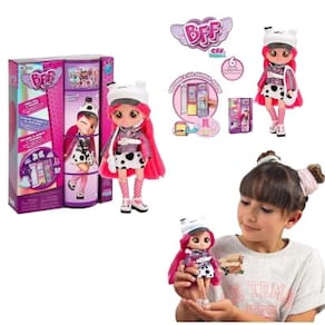Boneca Bff By Cry Babies Set Guarda-Roupas Com Acessórios