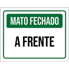 Kit 5 Placas De Mato Fechado A Frente 36X46