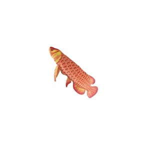 Peixe Carpa De Pelúcia Real Laranja 59 Cm Antialérgico