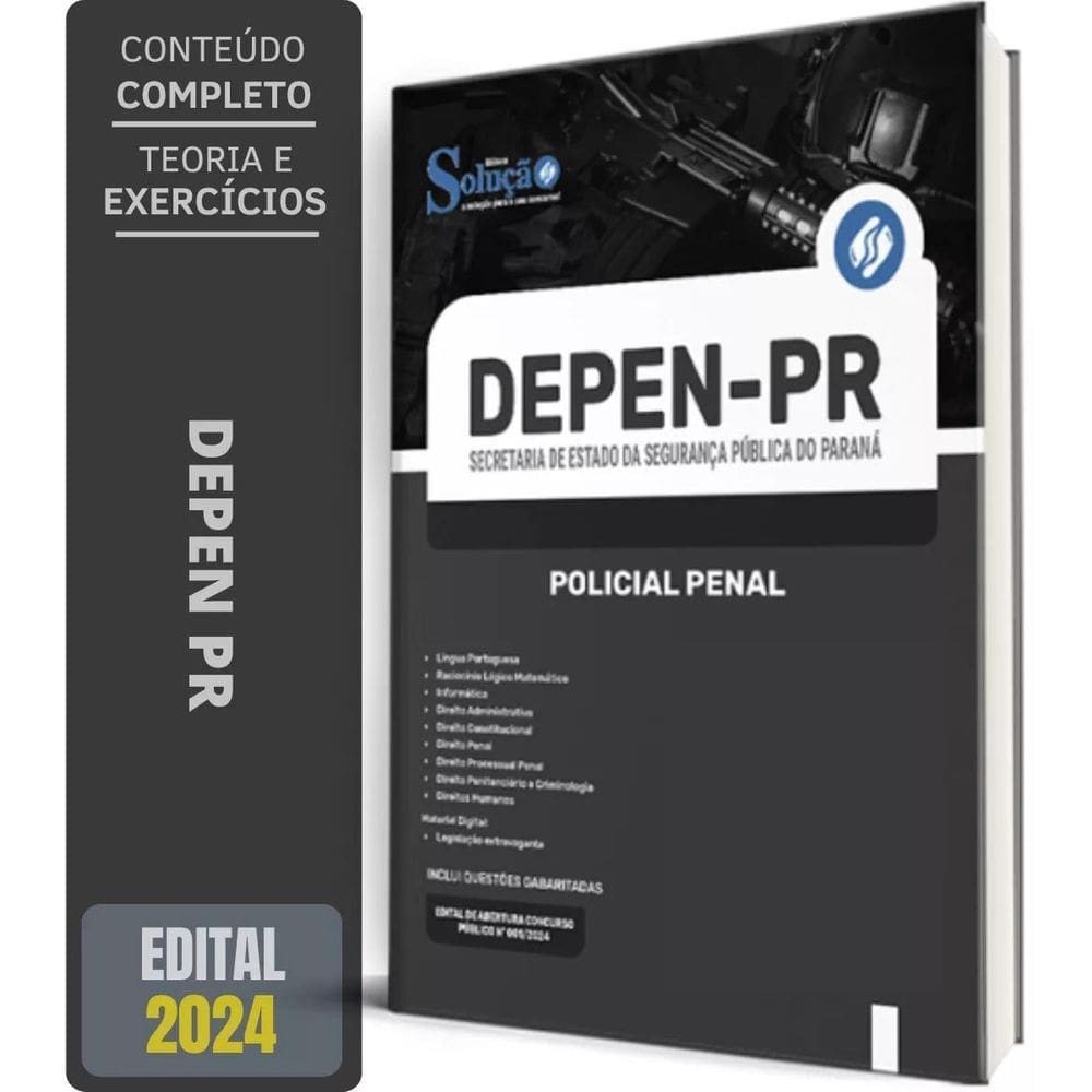 Apostila Concurso Depen Pr 2024 - Policial Penal