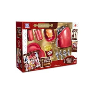 Menino Chefe Kit Cozinha Air Fryer Fruta Batedeira 19Peças