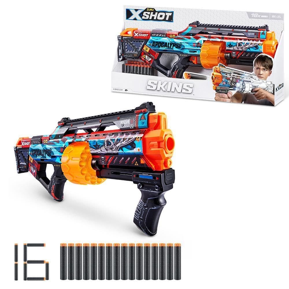 Lançador X-Shot - Last Stand - 16 Dardos - Last Apocalypse