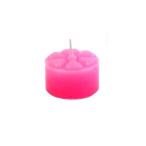 Vela Festa 12 unidades 7h Rosa 5x3 cm Decoração Festa Casa