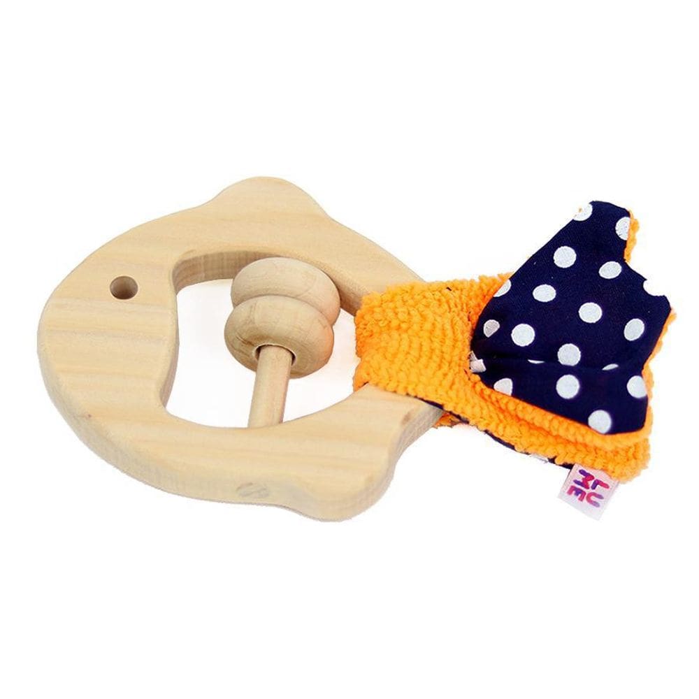 Brinquedo De Madeira Para Bebê  Peixe Lume