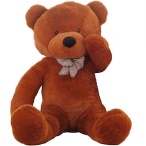 Urso marrom bicho pelúcia 1,3 mts 130cm Namorada Presente