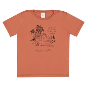 Camiseta Infantil Menino - Ferrugem - 50755-1086