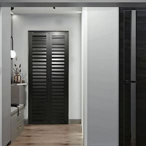 Porta Camarão Palheta Linha 25 210x70 Lado Esquerdo Preto